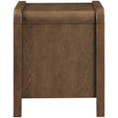  Meridian Harmony Brown Oak Veneer And Solid Wood Night Stand IMAGE 4