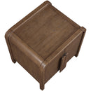 Meridian Harmony Brown Oak Veneer And Solid Wood Night Stand IMAGE 9