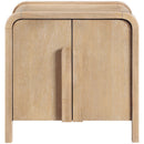  Meridian Harmony Natural Oak Veneer And Solid Wood Night Stand IMAGE 3