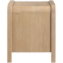  Meridian Harmony Natural Oak Veneer And Solid Wood Night Stand IMAGE 4