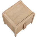  Meridian Harmony Natural Oak Veneer And Solid Wood Night Stand IMAGE 6