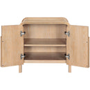  Meridian Harmony Natural Oak Veneer And Solid Wood Night Stand IMAGE 8