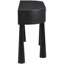  Meridian Oasis Black Acacia Veneer And Solid Wood Console Table IMAGE 3