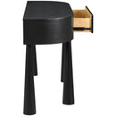  Meridian Oasis Black Acacia Veneer And Solid Wood Console Table IMAGE 7