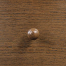  Meridian Oasis Brown Acacia Veneer And Solid Wood Night Stand IMAGE 9