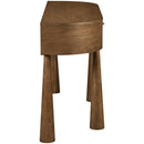  Meridian Oasis Brown Acacia Veneer And Solid Wood Console Table IMAGE 3