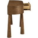  Meridian Oasis Brown Acacia Veneer And Solid Wood Console Table IMAGE 7