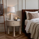  Meridian Oasis Natural Acacia Veneer And Solid Wood Night Stand IMAGE 2