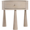  Meridian Oasis Natural Acacia Veneer And Solid Wood Night Stand IMAGE 5