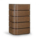  Meridian Annalise Brown Solid Wood Chest IMAGE 1