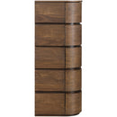  Meridian Annalise Brown Solid Wood Chest IMAGE 3