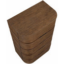  Meridian Annalise Brown Solid Wood Chest IMAGE 5