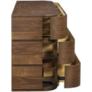  Meridian Annalise Brown Solid Wood Dresser IMAGE 7