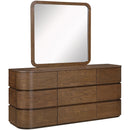  Meridian Annalise Brown Solid Wood Dresser IMAGE 9
