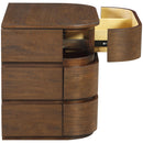  Meridian Annalise Brown Solid Wood Night Stand IMAGE 7