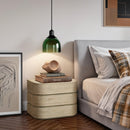  Meridian Annalise Natural Solid Wood Night Stand IMAGE 2