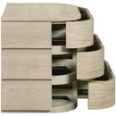  Meridian Annalise Natural Solid Wood Night Stand IMAGE 8