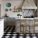  Meridian Avon Brown Linen Textured Performance Fabric Upholstered Counter Stool IMAGE 2