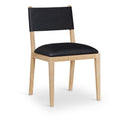  Meridian Avon Black Vegan Leather Dining Side Chair IMAGE 1