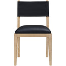  Meridian Avon Black Vegan Leather Dining Side Chair IMAGE 3