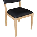  Meridian Avon Black Vegan Leather Dining Side Chair IMAGE 7
