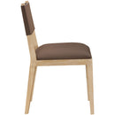  Meridian Avon Brown Vegan Leather Dining Side Chair IMAGE 4