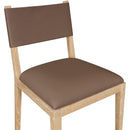  Meridian Avon Brown Vegan Leather Dining Side Chair IMAGE 6