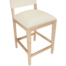  Meridian Avon Cream Vegan Leather Counter Stool IMAGE 6