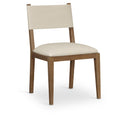  Meridian Avon Beige Vegan Leather Dining Side Chair IMAGE 1