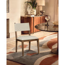  Meridian Avon Beige Vegan Leather Dining Side Chair IMAGE 2