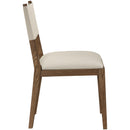  Meridian Avon Beige Vegan Leather Dining Side Chair IMAGE 4