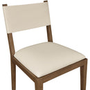  Meridian Avon Beige Vegan Leather Dining Side Chair IMAGE 6