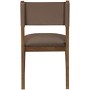  Meridian Avon Brown Vegan Leather Dining Side Chair IMAGE 4
