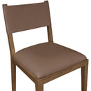  Meridian Avon Brown Vegan Leather Dining Side Chair IMAGE 5