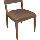  Meridian Avon Brown Vegan Leather Dining Side Chair IMAGE 6