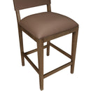  Meridian Avon Brown Vegan Leather Counter Stool IMAGE 6