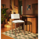  Meridian Avon Cream Vegan Leather Counter Stool IMAGE 2