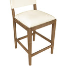  Meridian Avon Cream Vegan Leather Counter Stool IMAGE 7