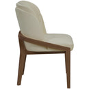  Meridian Navo Beige Vegan Leather Upholstered Dining Chair IMAGE 3