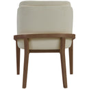  Meridian Navo Beige Vegan Leather Upholstered Dining Chair IMAGE 4