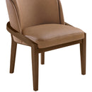  Meridian Navo Brown Vegan Leather Upholstered Dining Chair IMAGE 7