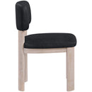  Meridian Paloma Black Vegan Leather Upholstered Dining Chair IMAGE 4