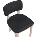 Meridian Paloma Black Vegan Leather Upholstered Dining Chair IMAGE 6