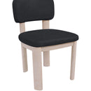  Meridian Paloma Black Vegan Leather Upholstered Dining Chair IMAGE 7