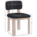  Meridian Paloma Black Vegan Leather Upholstered Dining Chair IMAGE 8