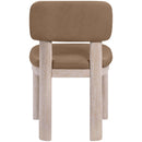  Meridian Paloma Brown Vegan Leather Upholstered Dining Chair IMAGE 5