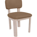  Meridian Paloma Brown Vegan Leather Upholstered Dining Chair IMAGE 7