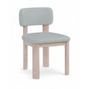  Meridian Paloma Light Blue Vegan Leather Upholstered Dining Chair IMAGE 1