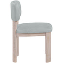  Meridian Paloma Light Blue Vegan Leather Upholstered Dining Chair IMAGE 4