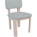  Meridian Paloma Light Blue Vegan Leather Upholstered Dining Chair IMAGE 7